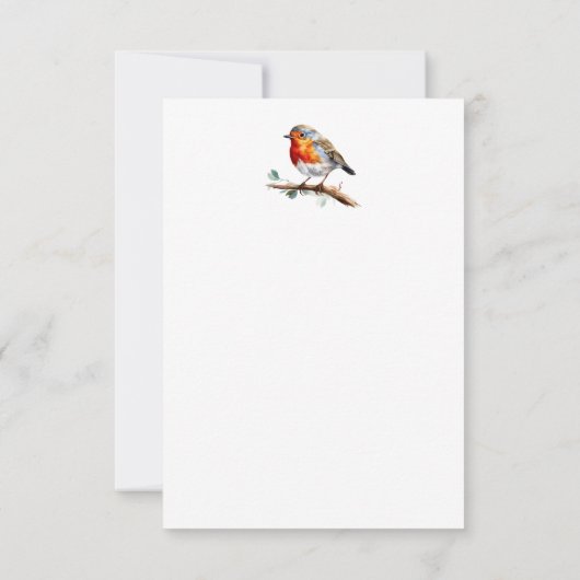 Corporate Robin in een kerst Pet Kaart