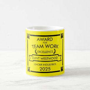 Corporate Staff Team Work Award Koffiemok