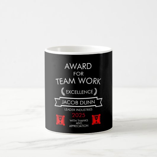 Corporate Staff Team Work Award Koffiemok (Center)