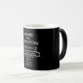 Corporate Staff Team Work Award Magische Mok (Voorkant rechts)