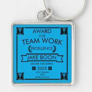 Corporate Staff Team Work Award Sleutelhanger