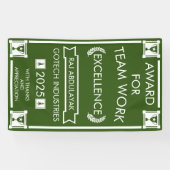 Corporate Staff Team Work Award Spandoek (Horizontaal)