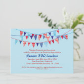 Corporate Summer BBQ Uitnodiging (Staand voorkant)