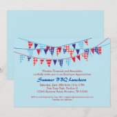 Corporate Summer BBQ Uitnodiging (Voorkant / Achterkant)