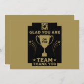 Corporate Team Bedankt (Voorkant / Achterkant)