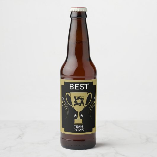 Corporate Team Bedankt Bier Etiket (Voorkant)