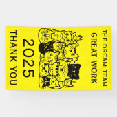Corporate Team Bedankt Spandoek (Horizontaal)