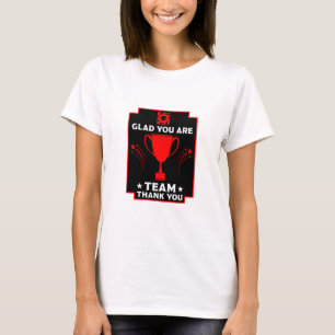 Corporate Team Bedankt T-shirt
