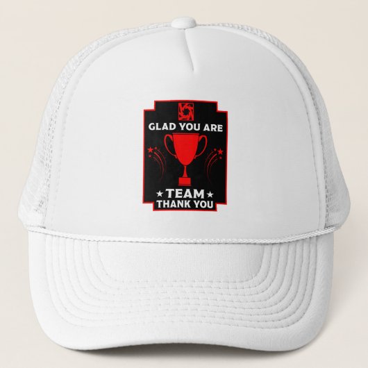 Corporate Team Bedankt Trucker Pet (Voorkant)