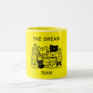 Corporate Team Bedankt Tweekleurige Koffiemok