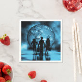 Corporate Team Silhouette Futuristic Business Servet (Insitu)