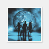 Corporate Team Silhouette Futuristic Business Servet (Voorkant)