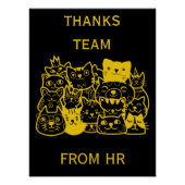 Corporate Team Thanks Perfect Poster (Voorkant)
