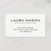 Corporate Two Tone Wavy Visitekaartje (Achterkant)