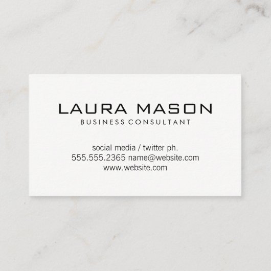 Corporate Two Tone Wavy Visitekaartje (Achterkant)