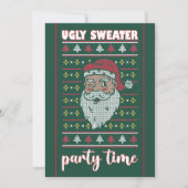 Corporate Ugly Sweater Party Invitation Kaart (Voorkant)