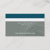 CORPORATE VISITEKAARTJE cycloon monogram blauw gri (Achterkant)