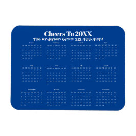Corporate Visitekaartje Flexible Magnet Kalender Magneet