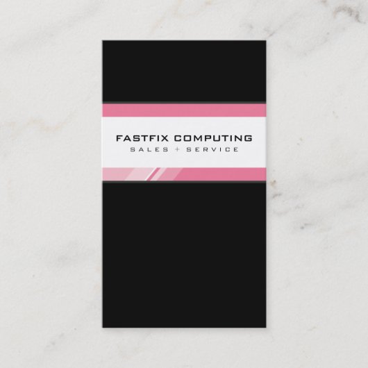 CORPORATE VISITEKAARTJE:: hi-tech zing 2P Visitekaartje (Voorkant)