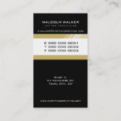 CORPORATE VISITEKAARTJE:: hi-tech zing 3P Visitekaartje (Achterkant)