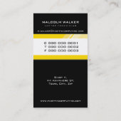 CORPORATE VISITEKAARTJE:: hi-tech zing 6P Visitekaartje (Achterkant)