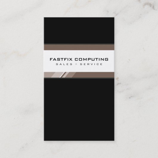 CORPORATE VISITEKAARTJE:: hi-tech zing 9P Visitekaartje (Voorkant)