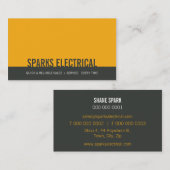 CORPORATE VISITEKAARTJE:: vet blok 1L Visitekaartje (Voorkant / Achterkant)