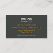 CORPORATE VISITEKAARTJE:: vet blok 1L Visitekaartje (Achterkant)