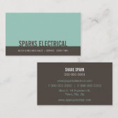 CORPORATE VISITEKAARTJE:: vetgedrukte blok 9L Visitekaartje (Voorkant / Achterkant)