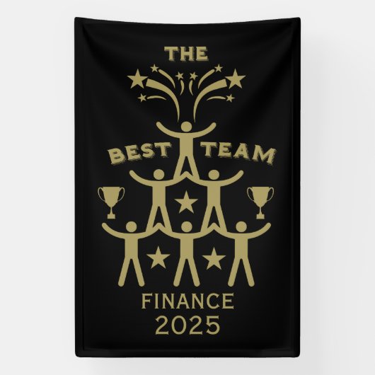 Corporate Work Team Gifts Spandoek (Verticaal)