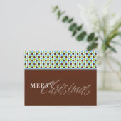 CORPORATE XMAS BRIEFKAART :: minispot sneeuwvlok B (Staand voorkant)
