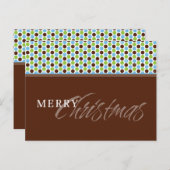 CORPORATE XMAS BRIEFKAART :: minispot sneeuwvlok B (Voorkant / Achterkant)