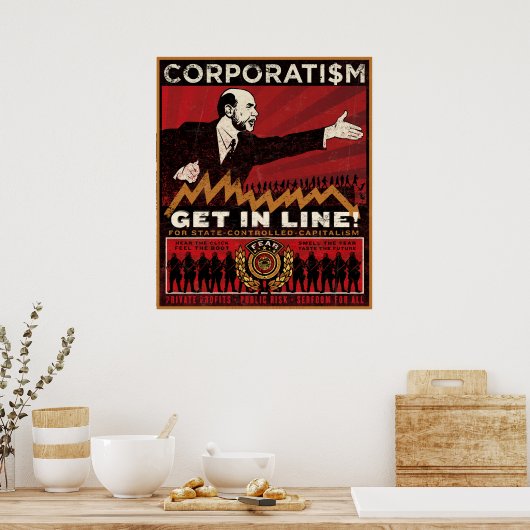 Corporatism Print (Keuken)