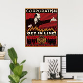 Corporatism Print (Thuiskantoor)
