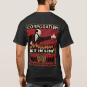 Corporatism Shirt (Achterkant)