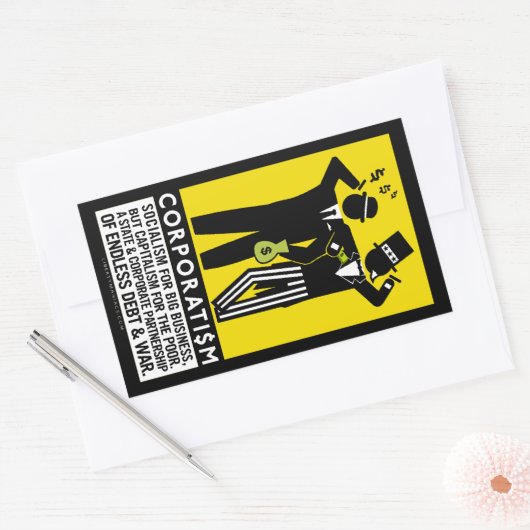 Corporatisme Stickers (Envelop)