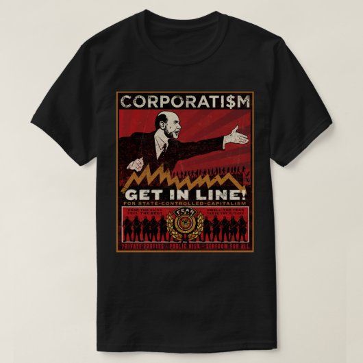 Corporatisme T-shirt (Design voorkant)