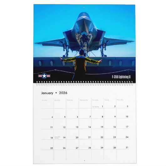 CORPS AVIATION - JETS KALENDER (Jan 2026)