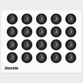Corpse Bride De bruidegom &versterker; Het bruid e Ronde Sticker (Vel)