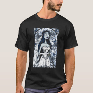 Corpse Bride Emily Death Bride Glas in lood Lijst T-shirt