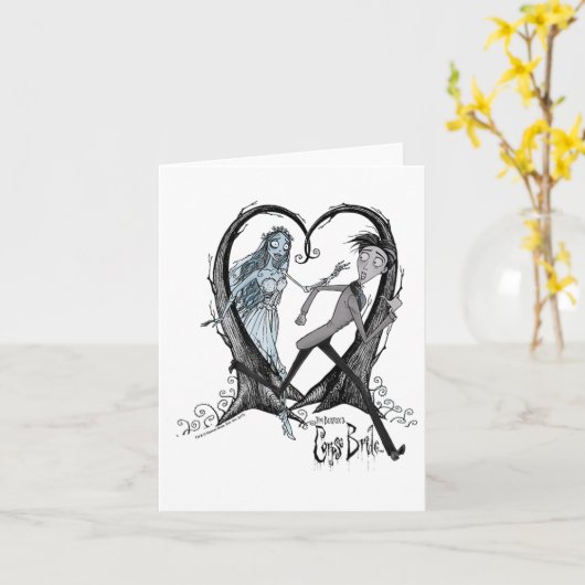 Corpse Bride Runaway Groom _1 Kaart (Gele Bloem)