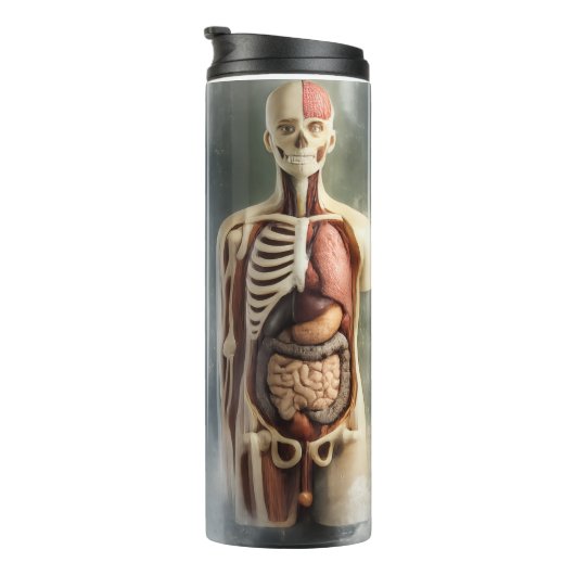 Corpse in a Bottle – Transparent Gothic Thermosbeker (Geroteerd rechts)
