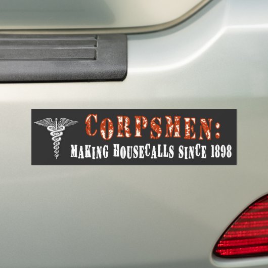 Corpsman 1 bumpersticker (Op auto)