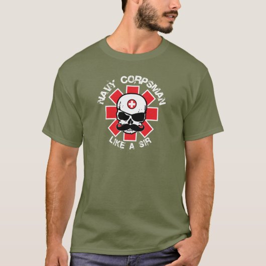 Corpsman - als een Sir T-shirt (Voorkant)