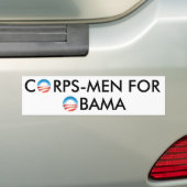 CORPSMAN VOOR OBAMA BUMPERSTICKER (Op auto)
