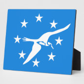 Corpus Christi City Flag Plaque Fotoplaat (Zijkant)