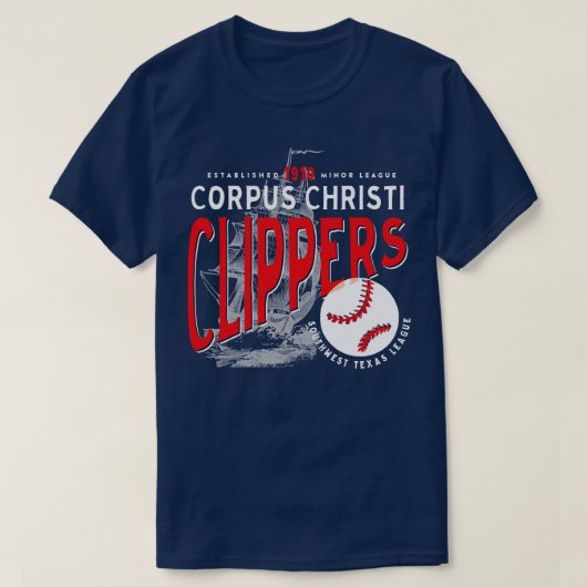 Corpus Christi Clippers T-shirt (Design voorkant)