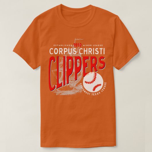 Corpus Christi Clippers T-shirt (Design voorkant)
