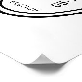 Corpus Christi - Collectie reisstempel Poster (Hoek)
