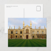 Corpus Christi College, Cambridge, Engeland Briefkaart (Voorkant / Achterkant)